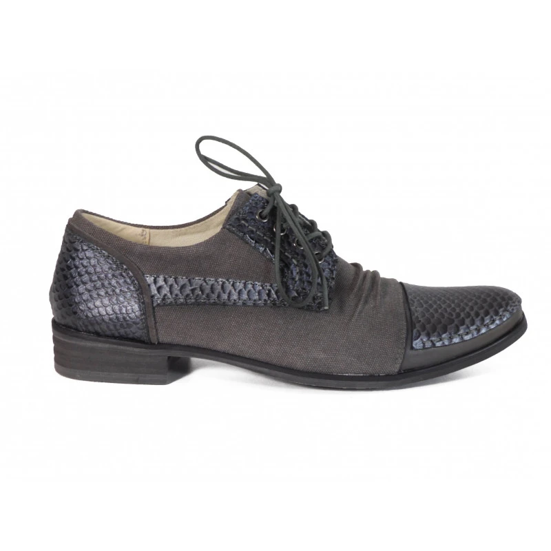 Chaussures En Cuir Kdopa Gris Homme Tendance – Image 2