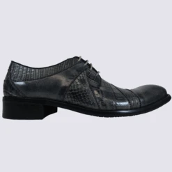 Chaussures Kdopa, Chaussures De Ville Ă Lacets Tendance Homme En Cuir Gris