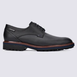 Chaussures Mephisto, Chaussures Ă Lacets Homme En Cuir Noir