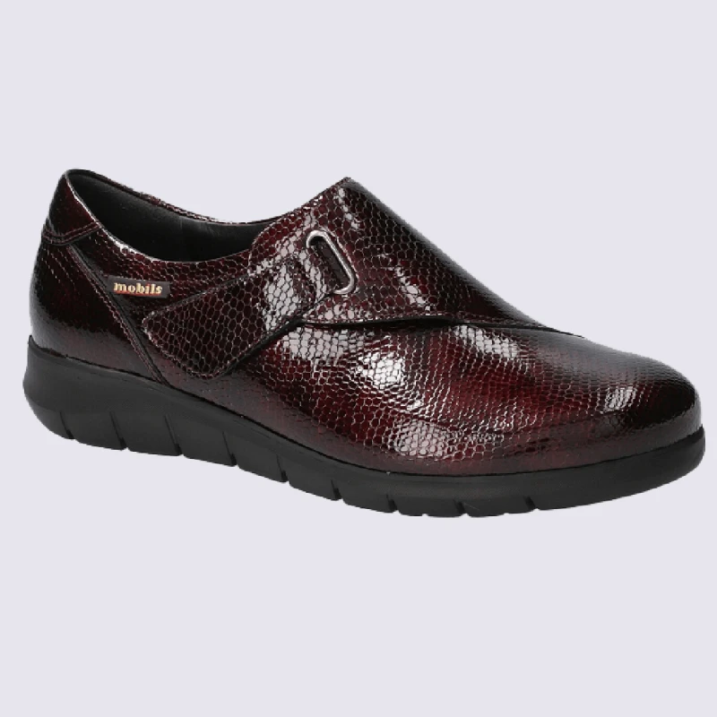 Chaussures Mobils, Chaussures Confortables Femme En Cuir Lisse Chianti – Image 2