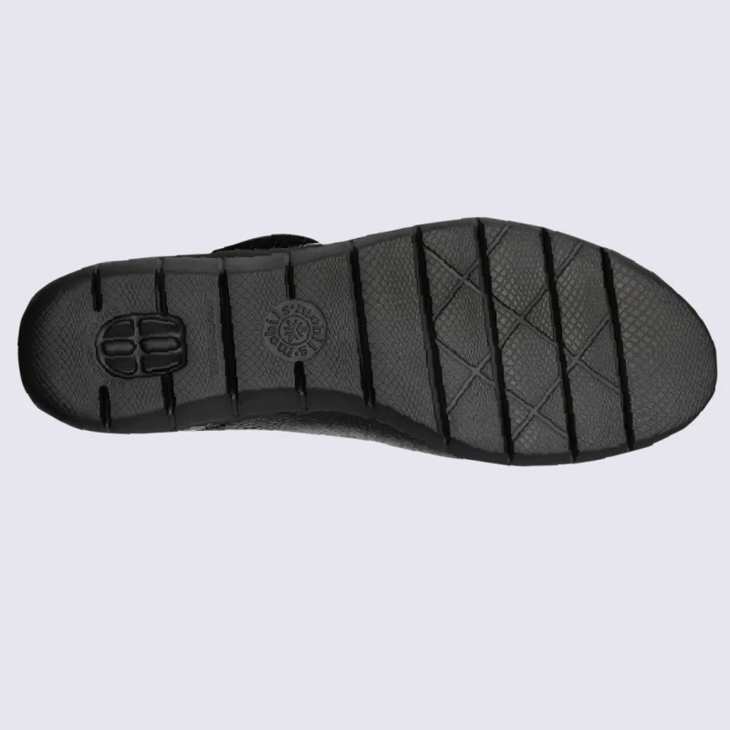 Chaussures Mobils, Chaussures Confortables Femme En Cuir Lisse Chianti – Image 4