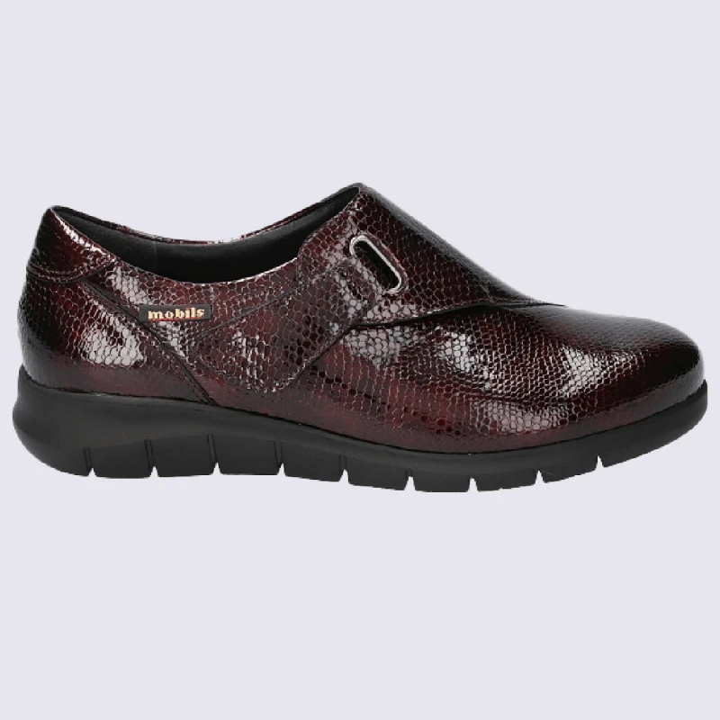 Chaussures Mobils, Chaussures Confortables Femme En Cuir Lisse Chianti