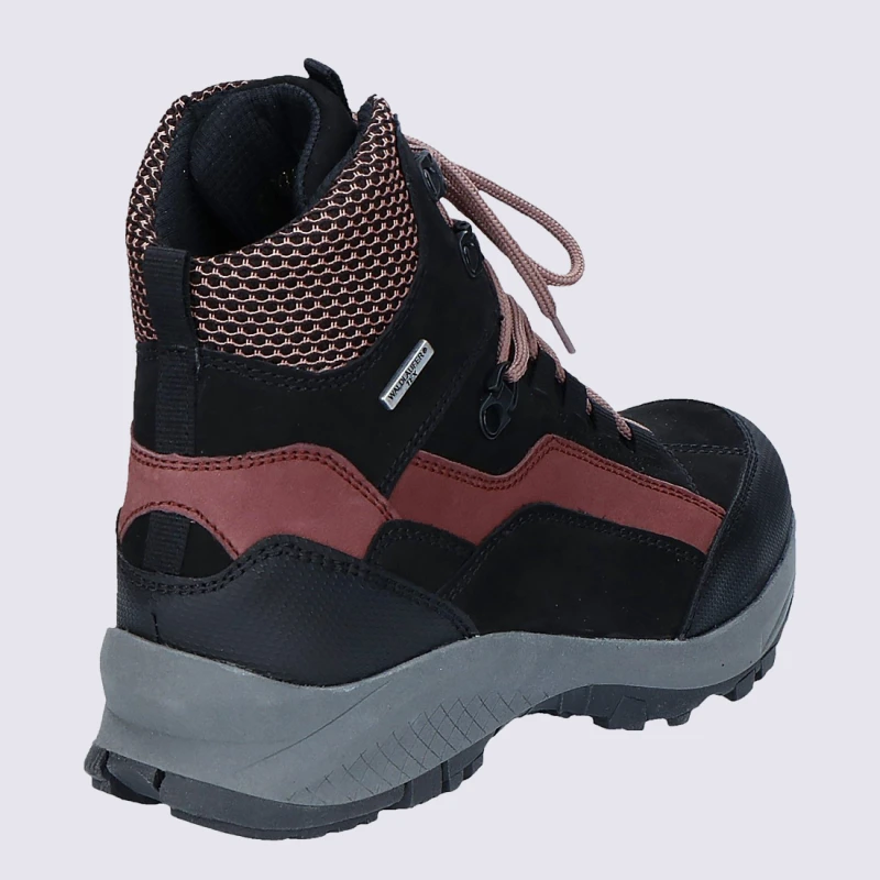 Chaussures Waldlaufer, Chaussures à Lacets Femme En Cuir Noir – Image 3