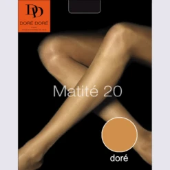 Collants Doré Doré, Collants 20D Femme Doré