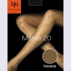 Collants Doré Doré, Collants 20D Femme Havane