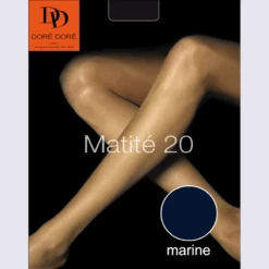 Collants Doré Doré, Collants 20D Femme Marine