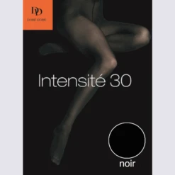 Collants Doré Doré, Collants 30D Intensité Femme Noir