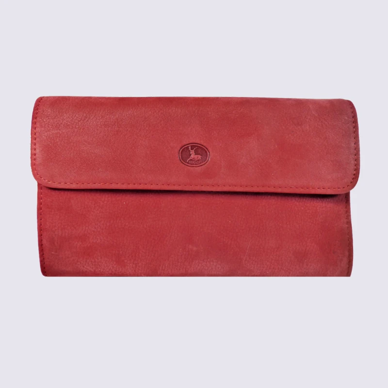 Compagnon Frandi, Compagnon Ă Rabat Femme En Cuir Rouge