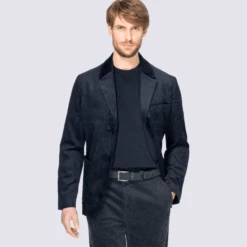 Ceinture Bernd Götz, Ceinture Tressé En Cuir Et Tissu Bleu Olive