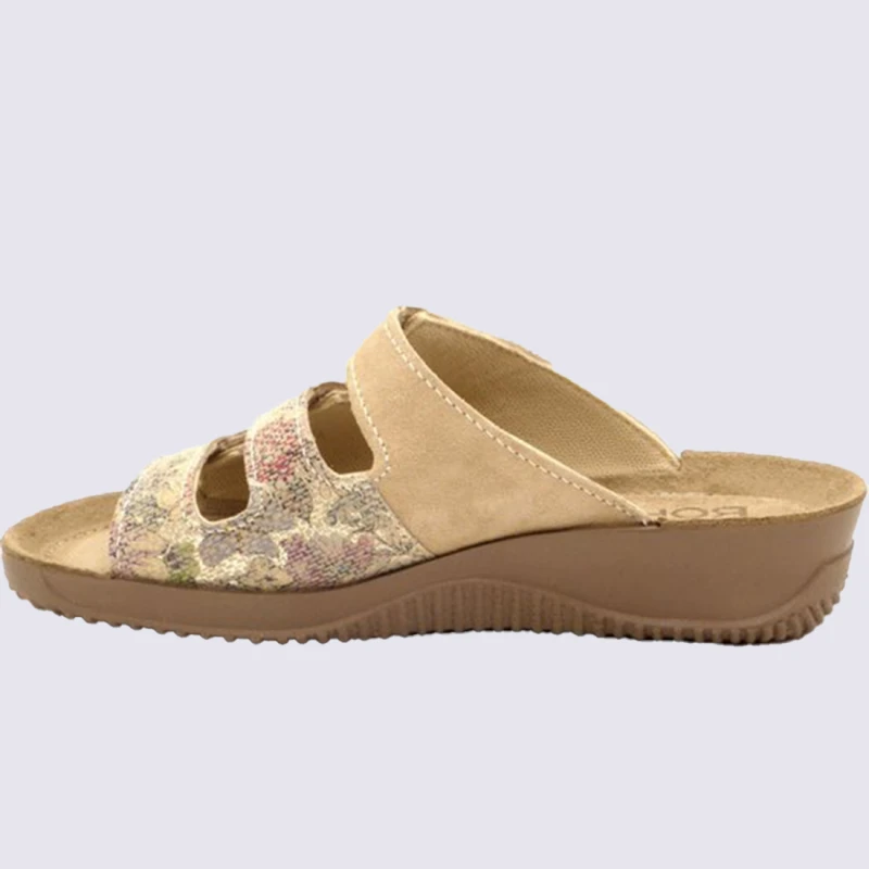 Mules Rohde, Mules à Bride Velcro Femme Sahara – Image 2