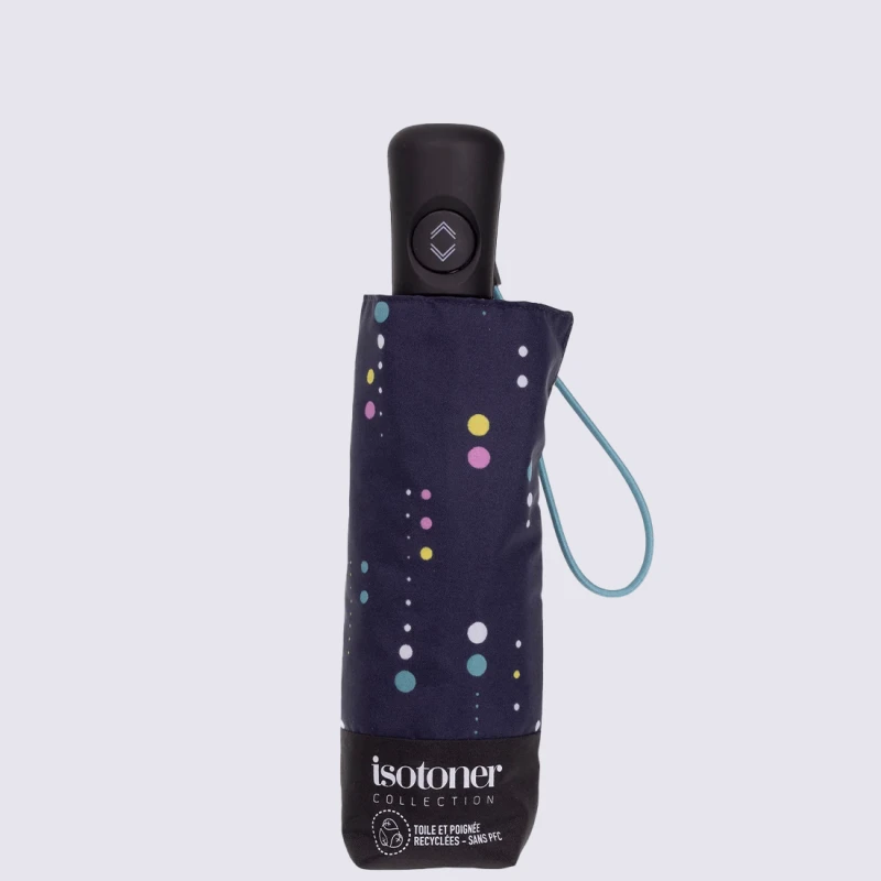 Parapluie Isotoner, Parapluie Automatique Motif Rayure Pastel – Image 4