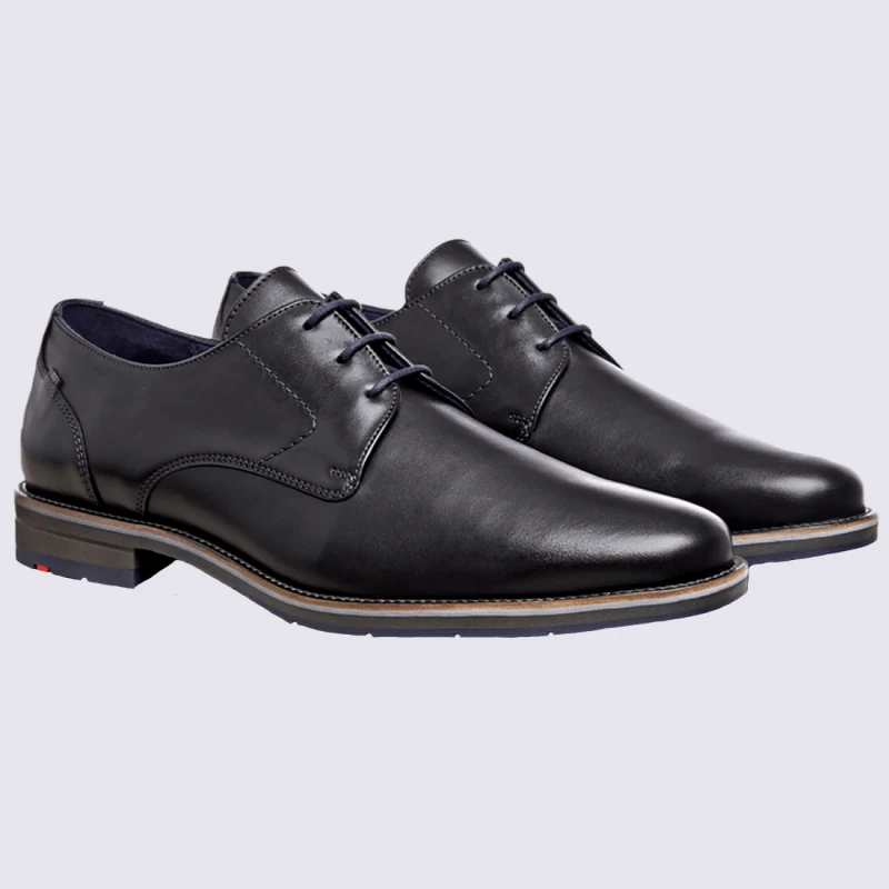 Derby Homme Lloyd, Derby élégant Homme En Cuir Noir – Image 2