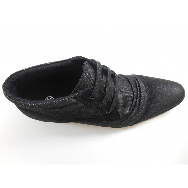 Derby Homme Montante Tendance à Lacets Noir – Image 3