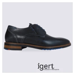 Derby Pour Homme Lloyd En Cuir Noir Tendance