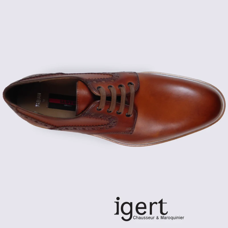 Derbys Pour Homme Lloyd En Cuir Marron Tendance – Image 3