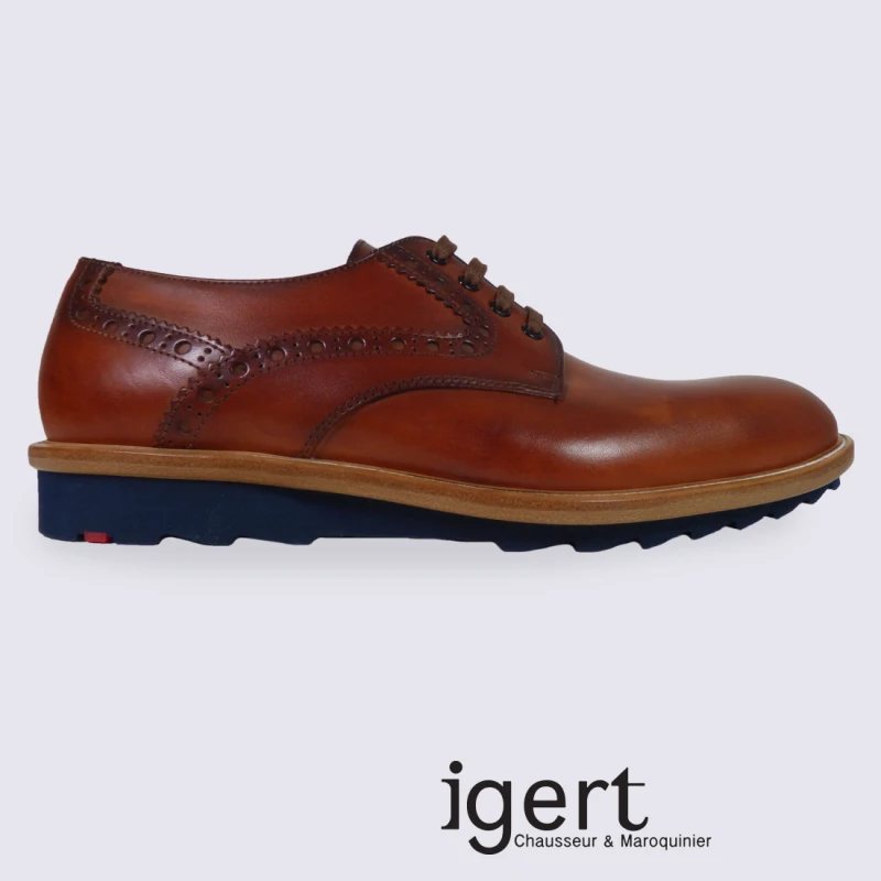 Derbys Pour Homme Lloyd En Cuir Marron Tendance