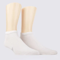 Chaussettes Doré Doré, Chaussettes Confort Homme En Coton Egyptien Blanc