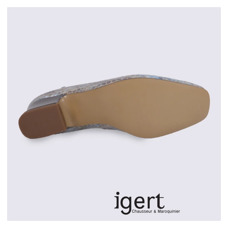 Escarpins Ara En Cuir Taupe Verni Tendance Et Confort – Image 4