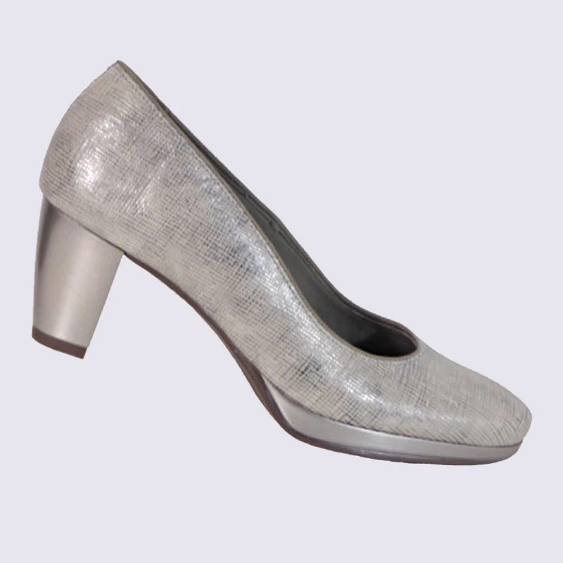 Escarpins Ara, Escarpins Tendances Femme En Cuir Gris – Image 2