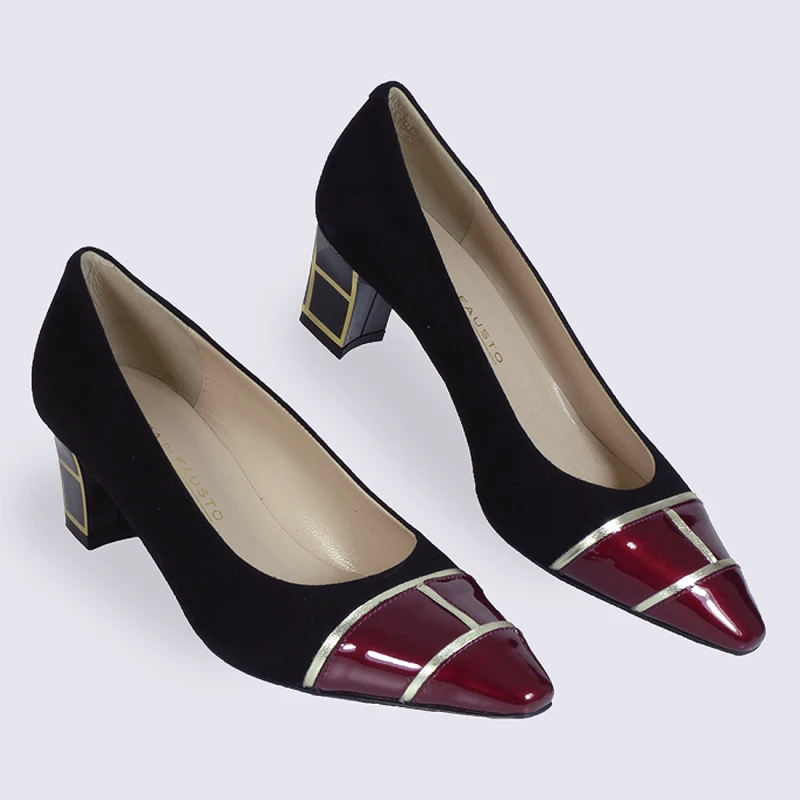 Escarpins En Cuir Moda Di Fausto Chic – Image 2