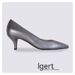 Escarpins K&S En Cuir Argenté Tendance