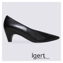 Escarpins K&S En Cuir Noir Chic Et Tendance