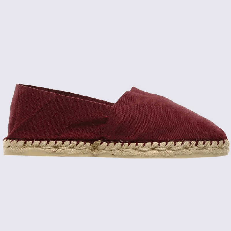 Espadrilles Made In France, Espadrilles En Toile De Coton Bordeaux