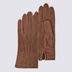 Gants Isotoner, Gants Femme En Cuir De Chèvre Camel