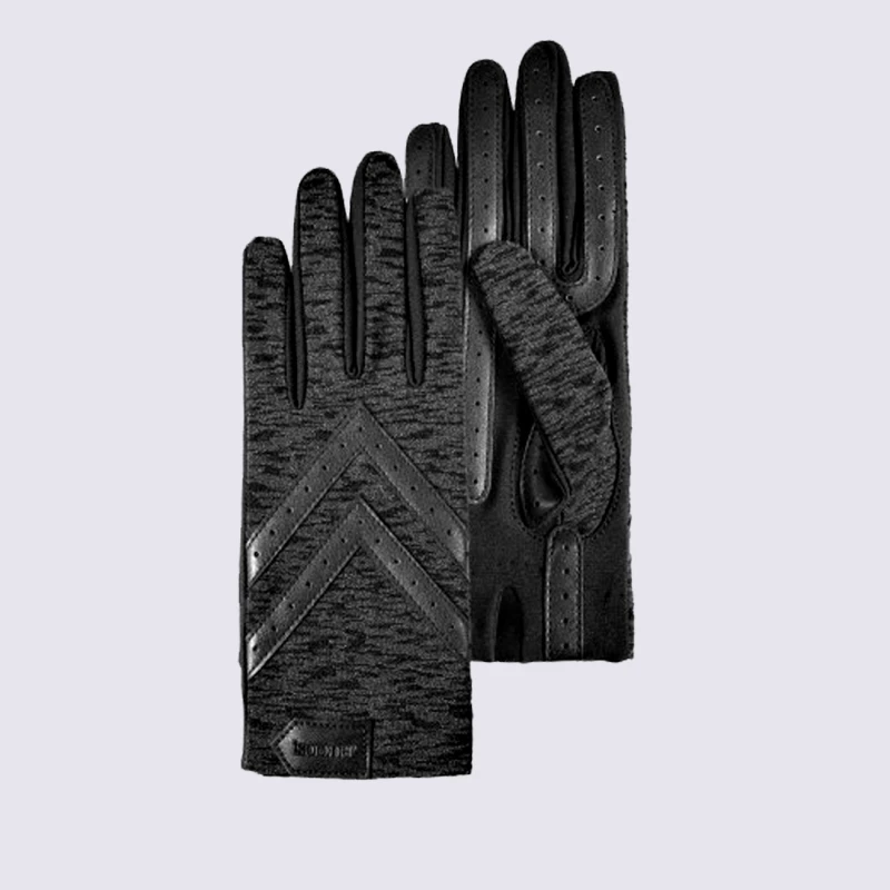 Gants Isotoner, Gants Femme En Tissu Extensible Imprimé