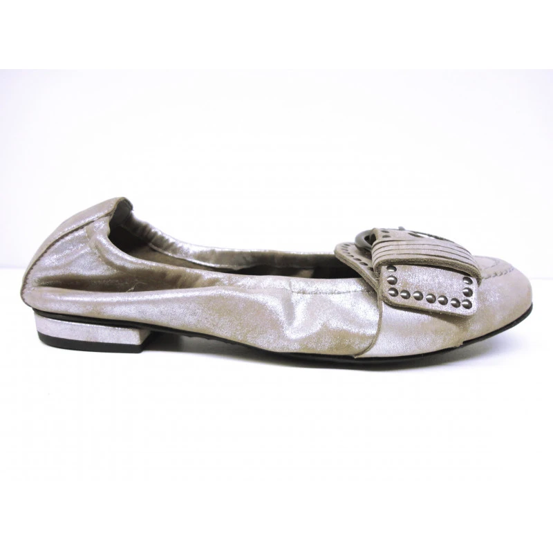 K&S Ballerine 71 91590 Taupe Argent – Image 2