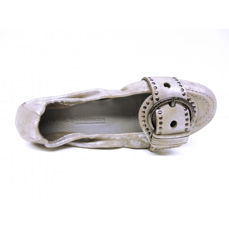 K&S Ballerine 71 91590 Taupe Argent – Image 3