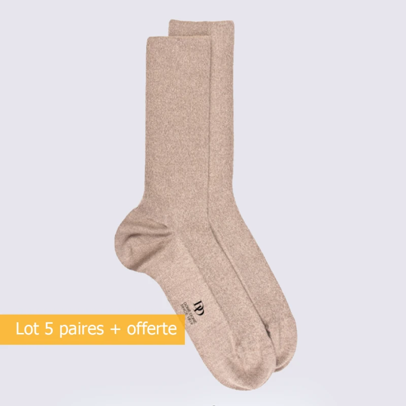 Lot De Chaussettes Doré Doré, Lot Chaussettes Confortables Homme En Coton Cordage – Image 2