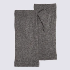 Mitaines Isotoner, Mitaines Femme En Laine Gris Chiné