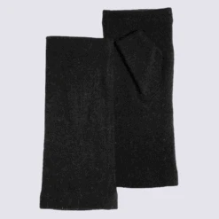 Mitaines Isotoner, Mitaines Femme En Laine Noir