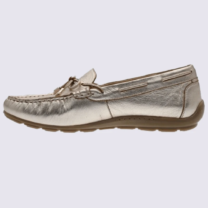 Mocassins Ara, Mocassins élégants Et Confortables Femme En Cuir Platine – Image 3
