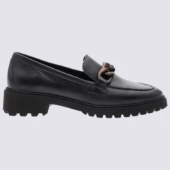 Mocassins Ara, Mocassins élégants Femme En Cuir Bleu