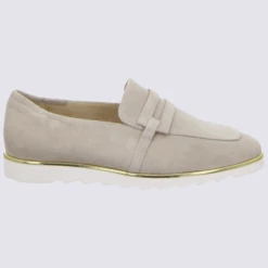 Mocassins Ara, Mocassins Largeur H Femme En Cuir Beige