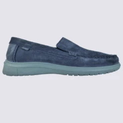 Mocassins Ara, Mocassins Tendances Homme En Cuir Bleu Jeans
