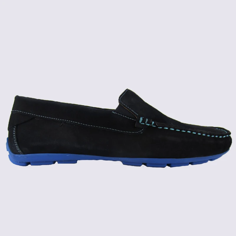Mocassins Arima, Mocassins Tendances Homme En Cuir Marine