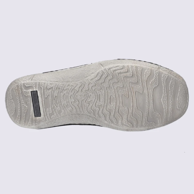 Mocassins Josef Seibel, Mocassins Confortables Homme En Cuir Bleu Indigo – Image 5