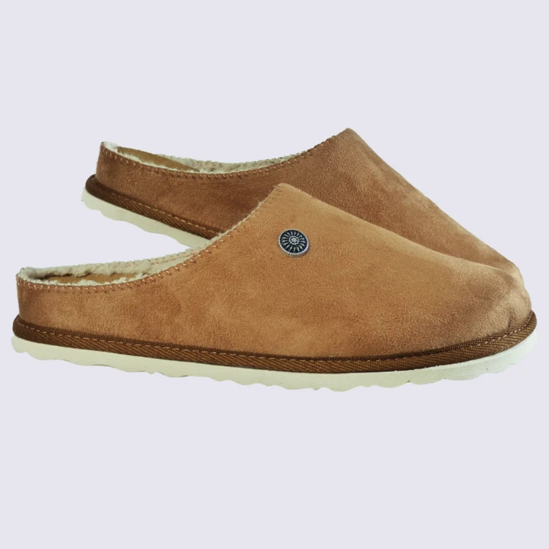 Mules Ara, Mules Fourrées D'hiver Pour Femme Camel – Image 2