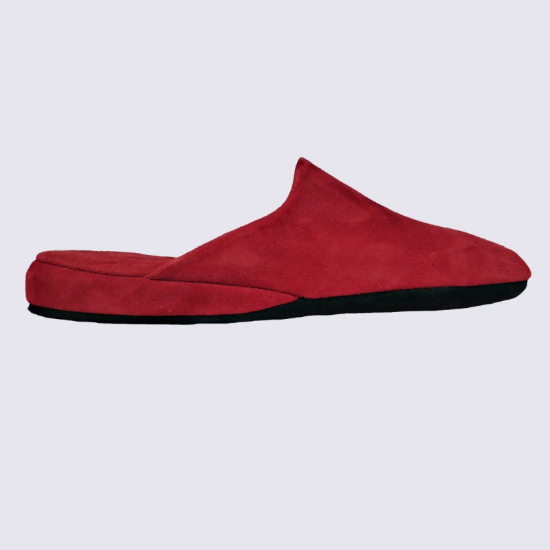 Mules Erel, Mules Confortables Homme Rouge