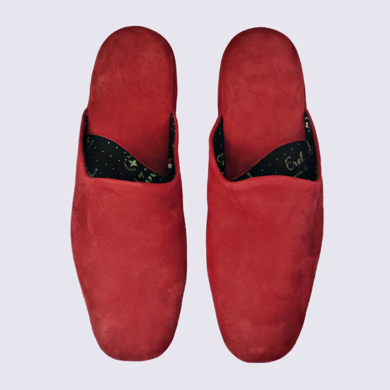 Mules Erel, Mules Confortables Homme Rouge – Image 2