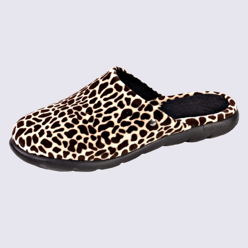 Mules Isotoner, Mules Confortables Femme Girafe – Image 2