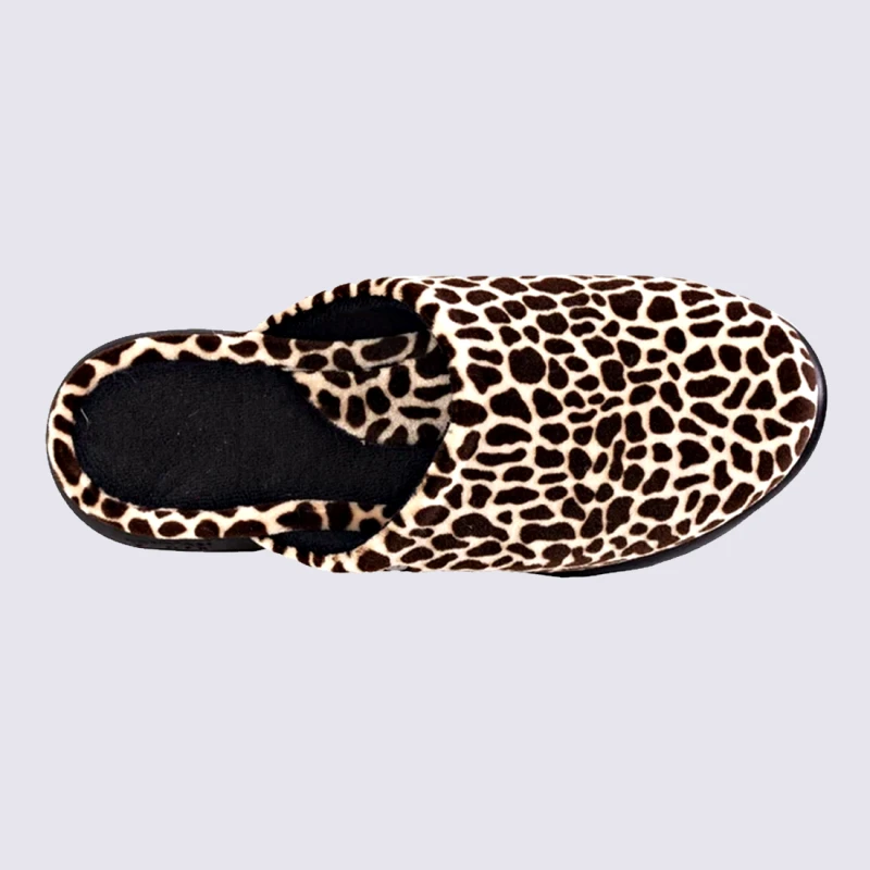 Mules Isotoner, Mules Confortables Femme Girafe – Image 3