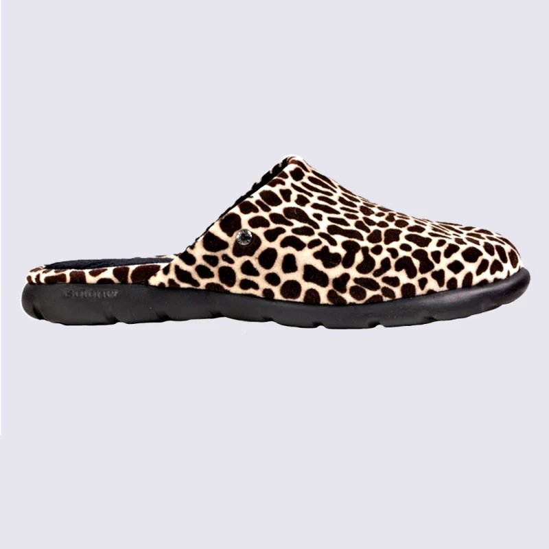 Mules Isotoner, Mules Confortables Femme Girafe
