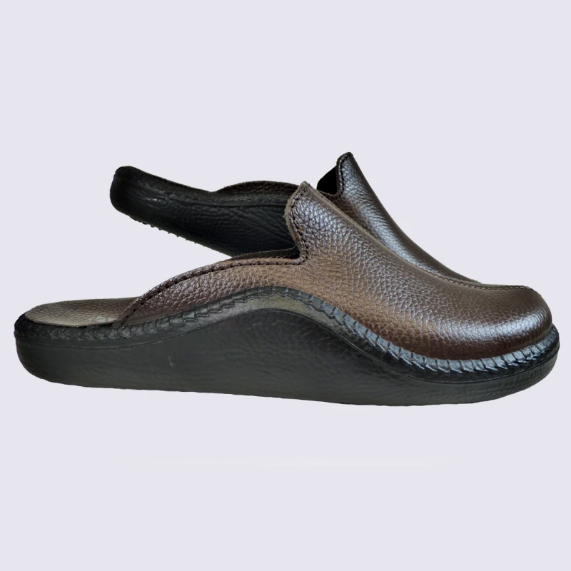 MulesJosef Seibel, Mules Confort Homme En Cuir Moka – Image 2