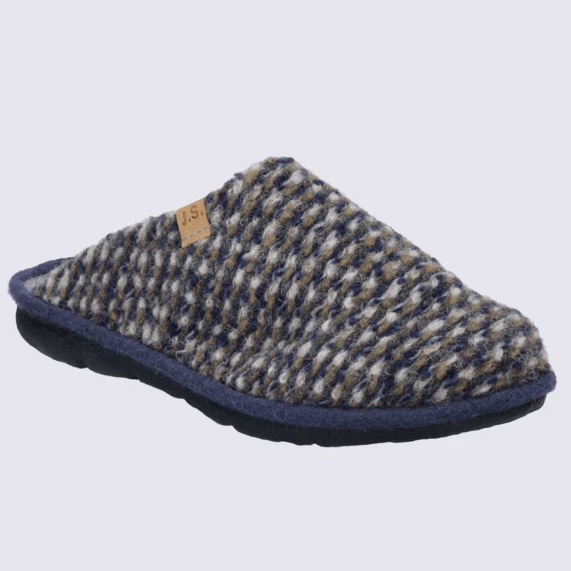 Mules Josef Seibel, Mules D'intérieur Chaude Femme En Textile Jeans – Image 2