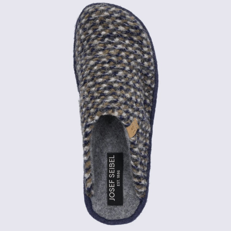 Mules Josef Seibel, Mules D'intérieur Chaude Femme En Textile Jeans – Image 6