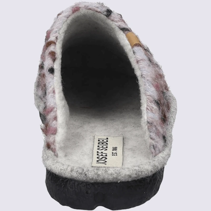 Mules Josef Seibel, Mules Doublures Chaude A Point Femme En Textile Rose – Image 5